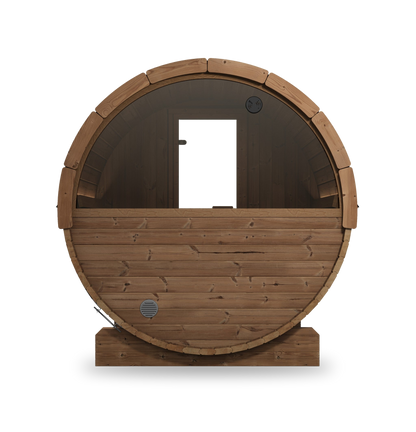 SaunaLife Model E6W, 3 Person Barrel Sauna (With Window), view 5