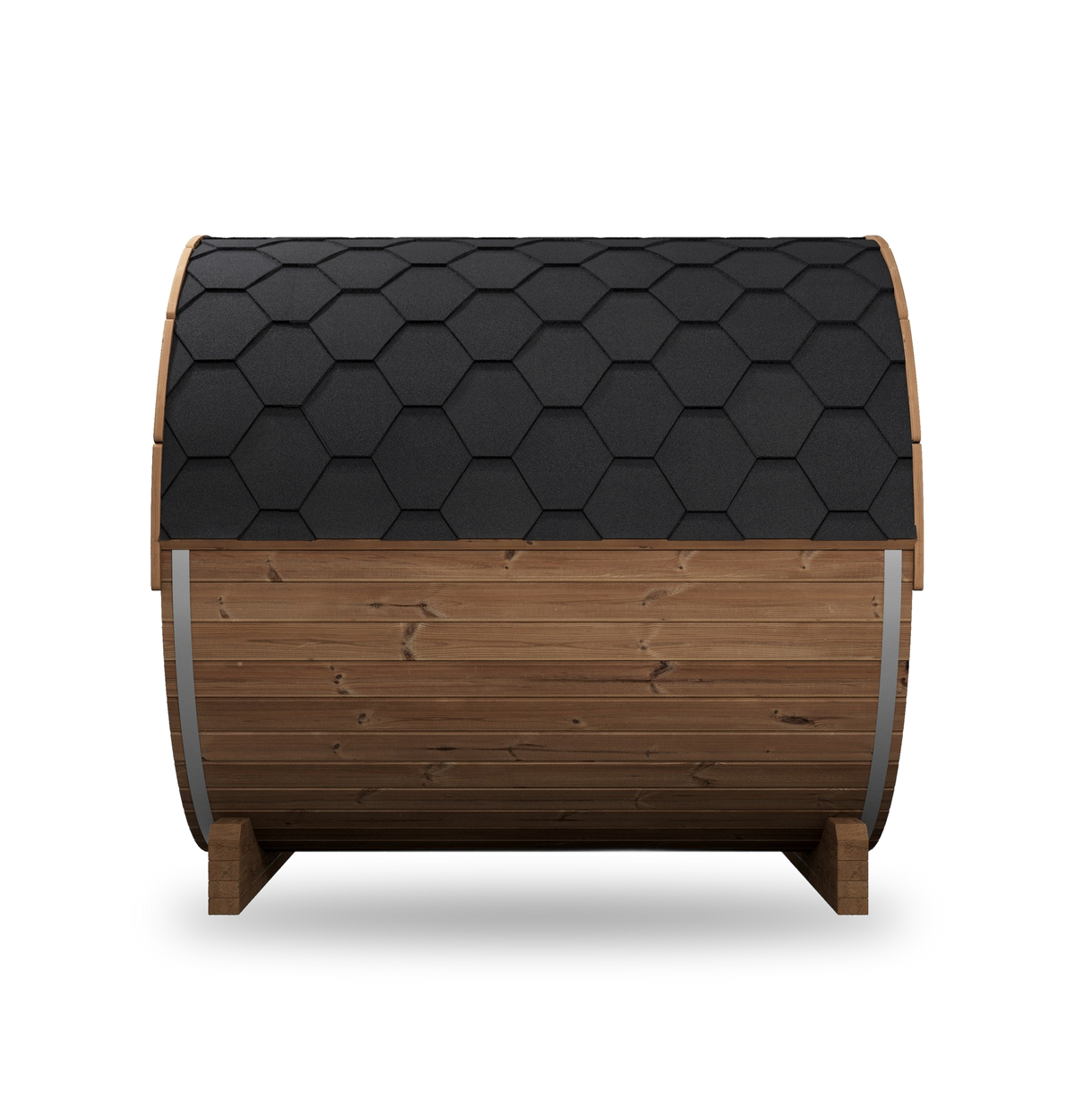 SaunaLife Model E8, 6 Person Barrel Sauna, view 5