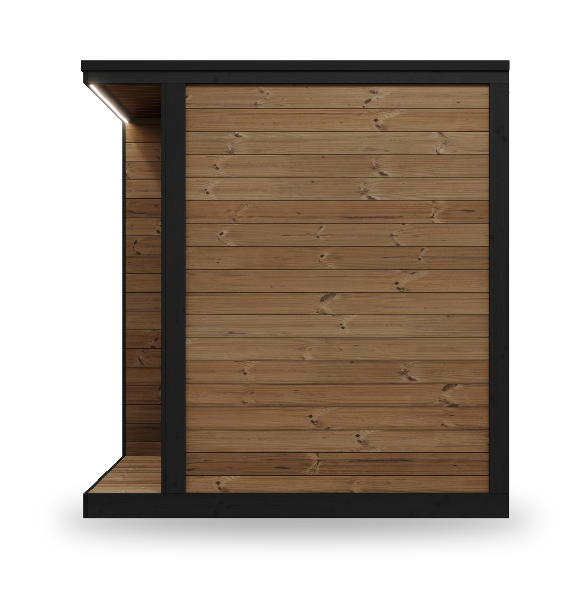 SaunaLife Model GL4, 4 Person Outdoor Sauna, view 10