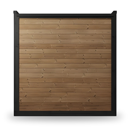 SaunaLife Garden GL6, 6-person luxury outdoor sauna, wide view