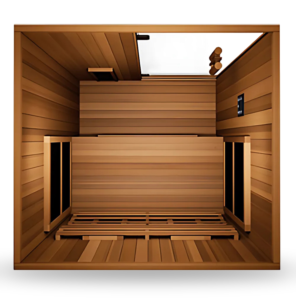 Finnmark FD-2 Full-Spectrum Infrared Sauna, 2-person infrared sauna, alternate view