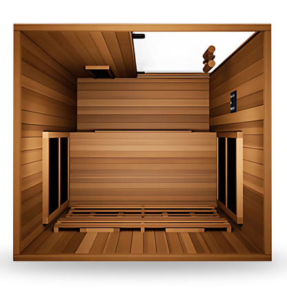 Finnmark FD-2 Full-Spectrum Infrared Sauna, 2-person infrared sauna, alternate view