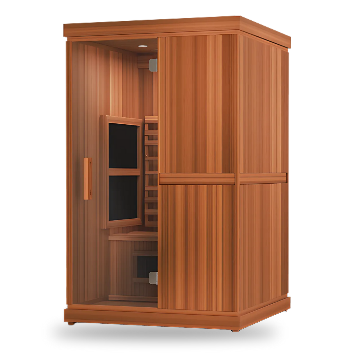 Finnmark FD-2 Full-Spectrum Infrared Sauna, 2-person infrared sauna, design detail