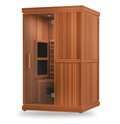 Finnmark FD-2 Full-Spectrum Infrared Sauna, 2-person infrared sauna, design detail