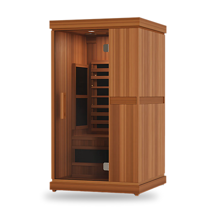 Finnmark FD-1 Full-Spectrum Infrared Sauna, 1-person infrared sauna, side view