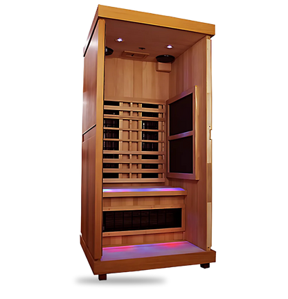 Finnmark FD-1 Full-Spectrum Infrared Sauna, 1-person infrared sauna, feature detail