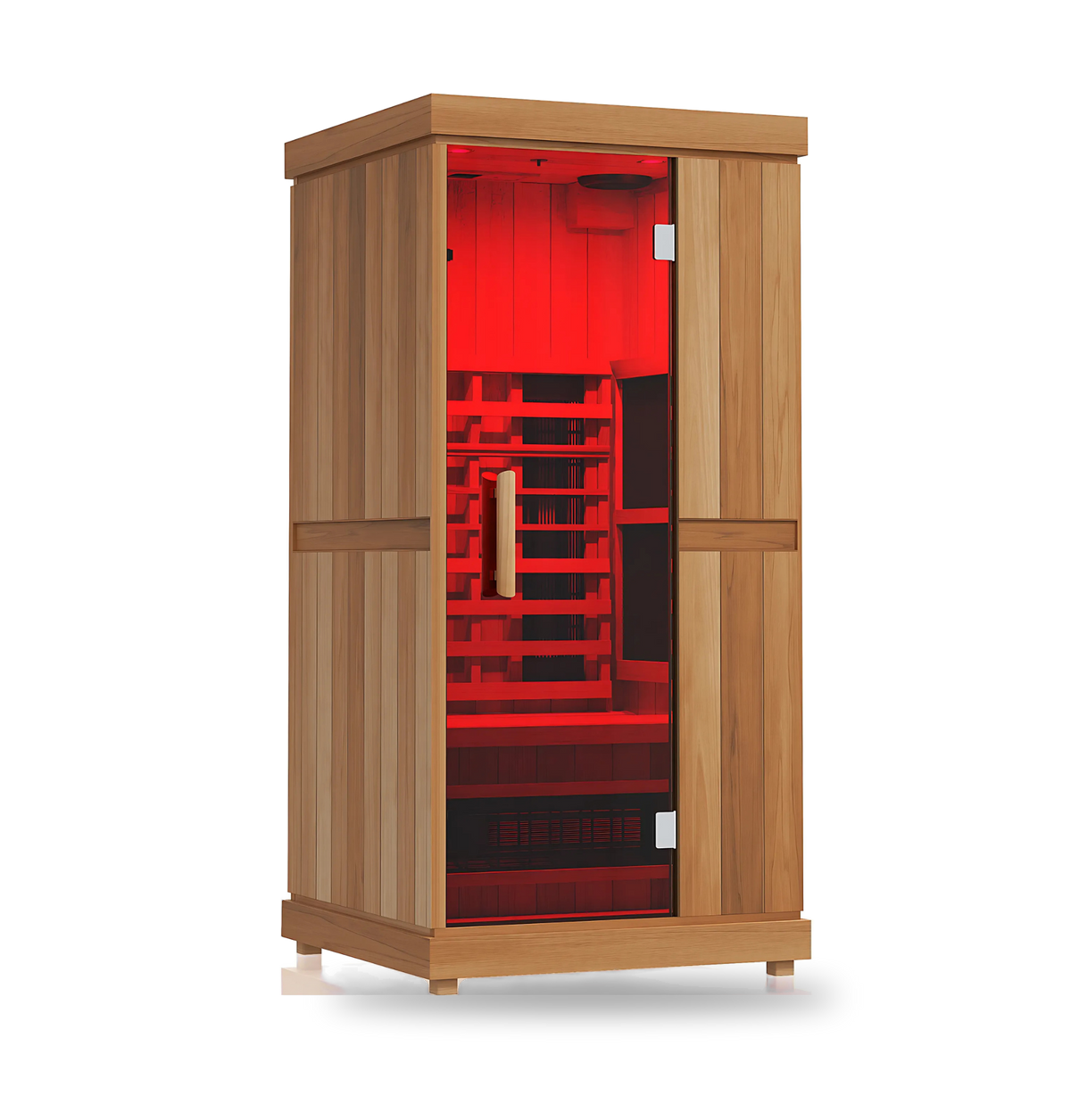 Finnmark FD-1 Full-Spectrum Infrared Sauna, 1-person infrared sauna, alternate angle