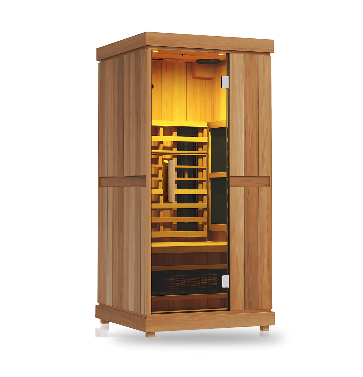 Finnmark FD-1 Full-Spectrum Infrared Sauna, 1-person infrared sauna, additional detail