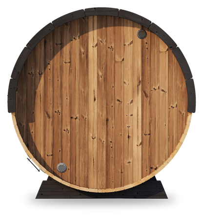 Ergo Elegance EE8G | 6-Person Barrel Sauna (Glass Front)