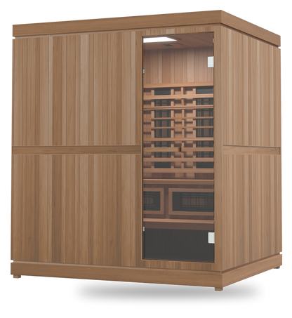 FD-5 Trinity XL | 4-Person Infrared + Steam Sauna