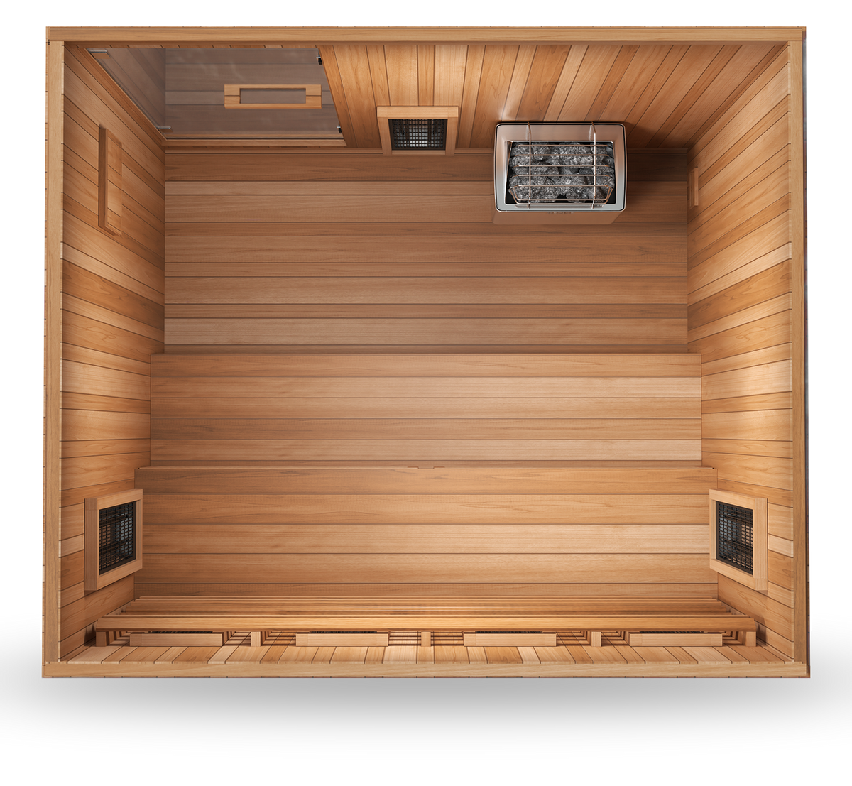 FD-5 Trinity XL | 4-Person Infrared + Steam Sauna