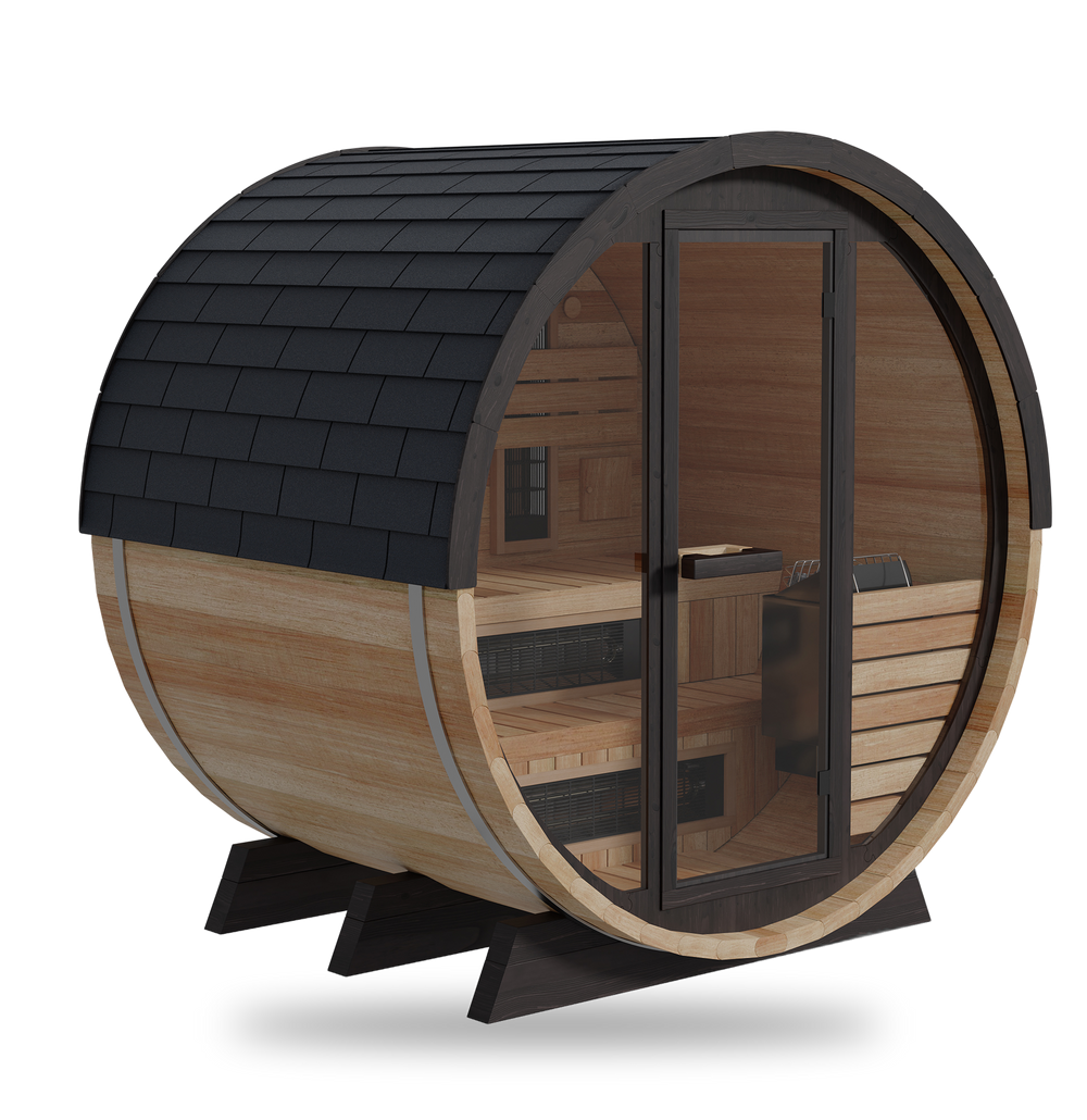 FD-7 | Combination Barrel Sauna (Infrared + Steam)