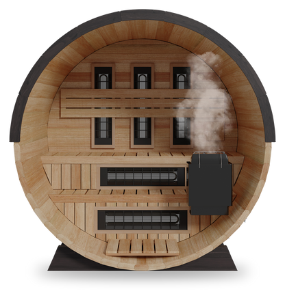 FD-7 | Combination Barrel Sauna (Infrared + Steam)