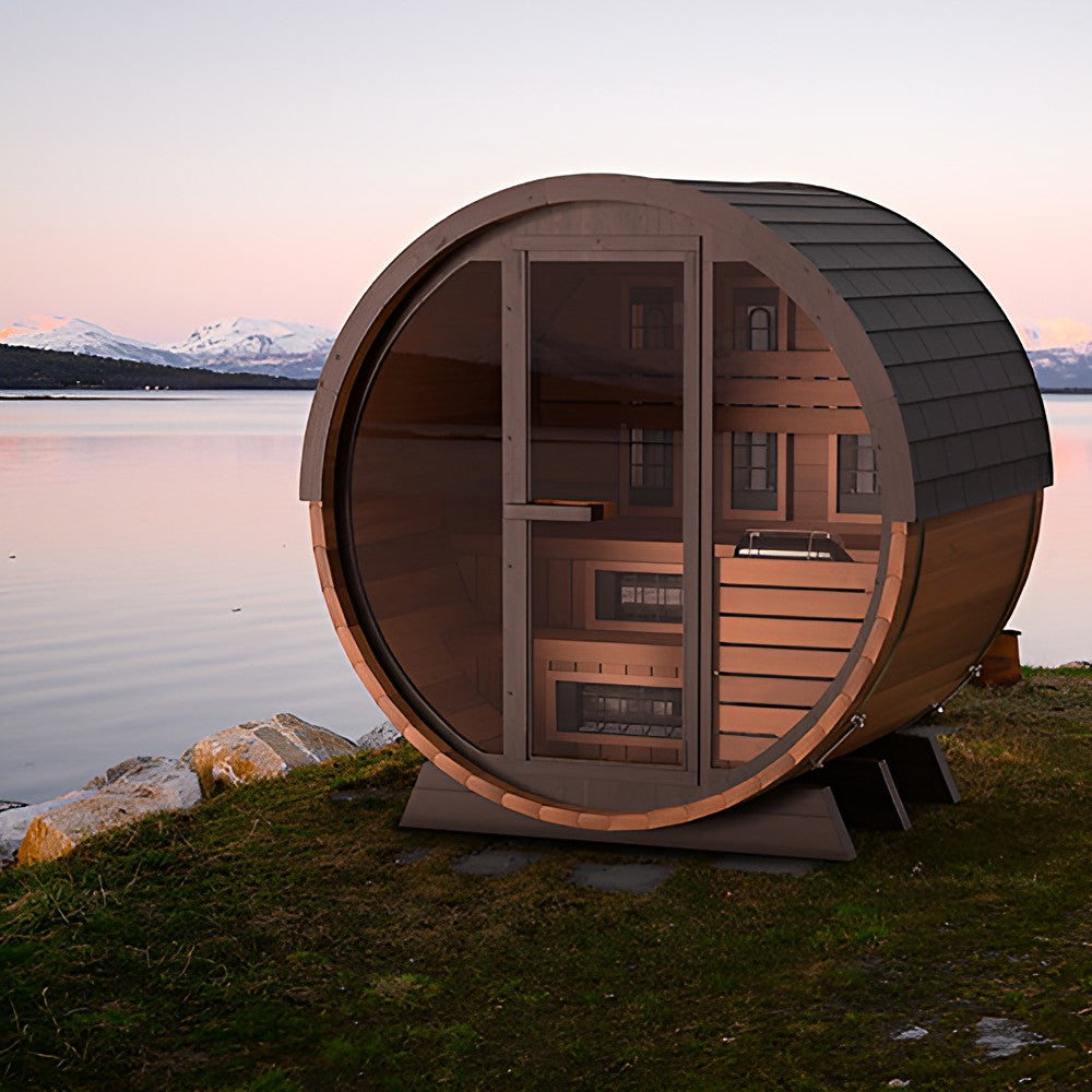 FD-6 | Combination Barrel Sauna (Infrared + Steam)